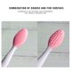 thumbnail image 5 of Minnieouse Cepillo de labios exfoliante Cepillo de limpieza de nariz Labio de silicona de doble cara Cuerpo del baño Rosado Minnieouse CE000211-05, 5 of 6