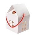 thumbnail image 2 of 30Pcs House Shaped Gift Boxes, 3x3x5Inch White or Log Kraft Paper Candy Box Cardboard Treat Bags Candy Boxes for Wedding Baby Shower Birthday Party Christmas New Year, 2 of 9