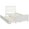 thumbnail image 4 of Bellemave Twin Platform Bed with Trundle, White, 4 of 11