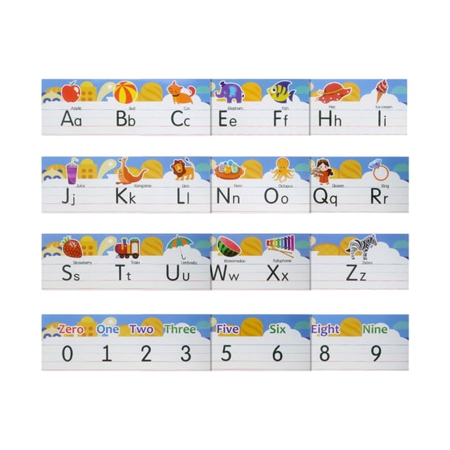 TISHITA Numbers Bulletin Board Bulletin Board Letters Classroom Organized Chart Alphabet