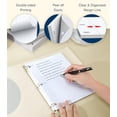 thumbnail image 4 of Loose Leaf Paper, 200 Sheets Notebook Paper, 8 x 10.5 College Ruled Paper, 3 Hole Punch Binder Paper, Lined Paper for 3 Ring Binders, College Ruled Paper, 8" x 10.5" Filler Paper, 4 of 6