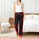thumbnail image 4 of Balery Black Panther Red Background Pantalones de pijama para mujer, pijamas ultraligeros, pantalones de estar por casa-Large, 4 of 6
