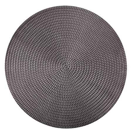 

38CM Round PVC Place Mats Kitchen Dining Table Mats Steak Pad Anti-scalding Pads