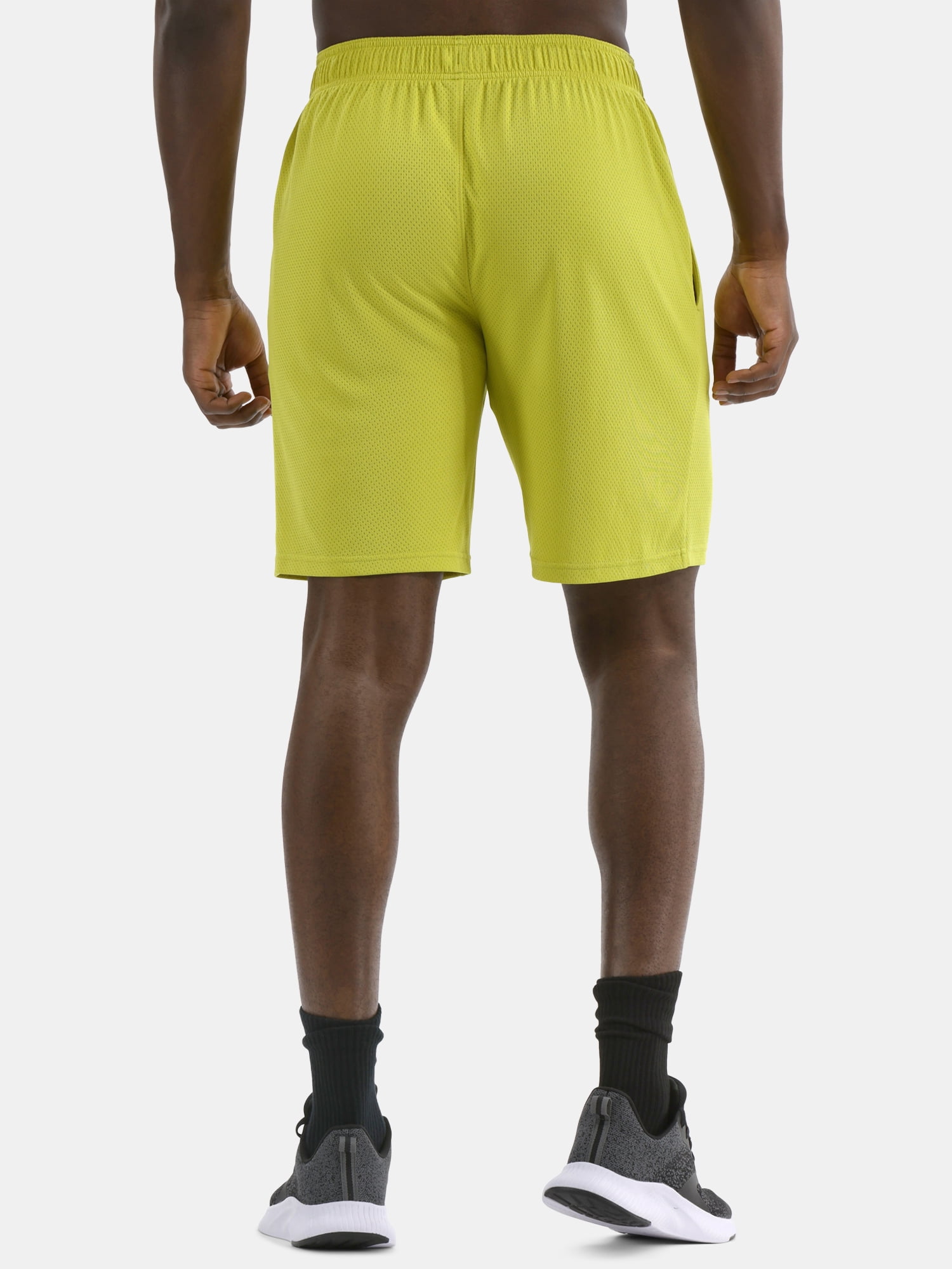 Athletic Works Men's and Big Men's Active Mesh Shorts, 9" Inseam, Sizes XS-5XL