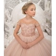 thumbnail image 3 of Drtj Flower Girl Dress - Elegant Tulle & Lace Princess Gown for Weddings, Pageants, First Communion (Ages 2-16), 3 of 6
