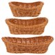 thumbnail image 1 of Cesta para pan, 3 piezas, cesta para frutas, soporte para servir comida de cocina, cesta de ratán sintético., 1 of 7