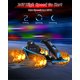 thumbnail image 3 of Go Kart eléctrico infantil 24V para niños 8-12 años - Doble motor 300W - Batería 9Ah - Velocidad máxima 13km/h - Drift seguro - Pantalla de energía - Música y bocina - Carga máx. 70kg - Azul, 3 of 7