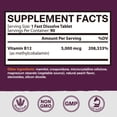thumbnail image 2 of Suplemento Vitacook de vitamina B12, metilcobalamina, 5000 mcg, 90 tabletas, 2 of 9