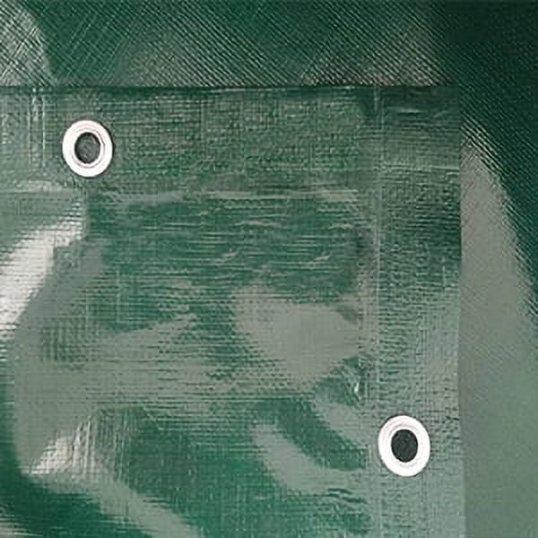 Vanteriam 10'x20' Carport Canopy Replacement Top Cover for Car Garage Shelter Party Tent with Ball Bungees Green (Only Top Cover, Frame is not Included)