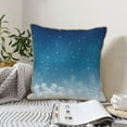 thumbnail image 6 of Kll Christmas Snowflakes Decorative Throw Pillow Covers Velvet Soft For Couch Sofa Bedroom Living Room Outdoor -16"X16", 6 of 8