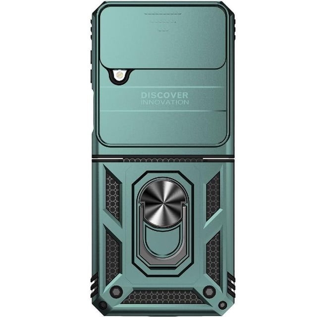 Estuche GANGXUN para Samsung Galaxy Z Flip 4, soporte giratorio 360°, estilo mecánico y magnético