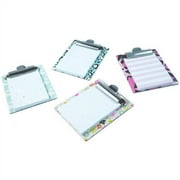 Hampton Art Plastic Mini Pocket Multicolor Clipboards with Metal Clips