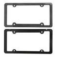 thumbnail image 1 of License Plate Frames, Carbon Fiber Car License Plate Frame, Standard 4 Holes For American Car, 1 of 8