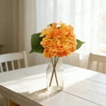 thumbnail image 5 of Ovzne Artificial Hydrangea Lollipop Flower – Vibrant Orange Fake Bloom For Wedding,Hotel Home Decor, 5 of 6