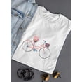 thumbnail image 3 of Bicycle With Flower Basket T-Shirt Women -SPIdeals Designs, Female XX-Large, 3 of 4