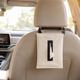thumbnail image 4 of Car Tissue Holder, Hanging Napkin Storage Bag for Car Visor, Wall-Mounted Paper Towel Organizer, 100% Nylon Wet Wipe Pouch, Space Saving for Home, Office, Bathroom, 10.04"X7.09"X0.79", 4 of 5