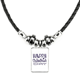 thumbnail image 1 of feliz dia de san valentin cute quote style collar a mano colgante de cuerda de cuero Unbranded M, 1 of 3