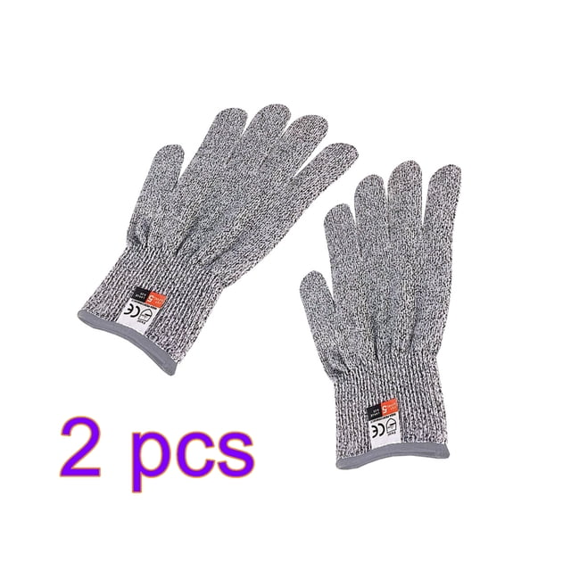 HPPE Cocina Jardinería Guantes protectores de manos Guantes de trabajo para picar carne de carnicero Manoplas 2 pares Speravity HA5352-04*2