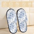 thumbnail image 2 of Fotbe Rose Flowers Pantuflas Peludas para Mujer con Estampado, Zapatillas de Peluche, Zapatos de Invierno para Casa, Uso Interior y Exterior-Large, 2 of 8