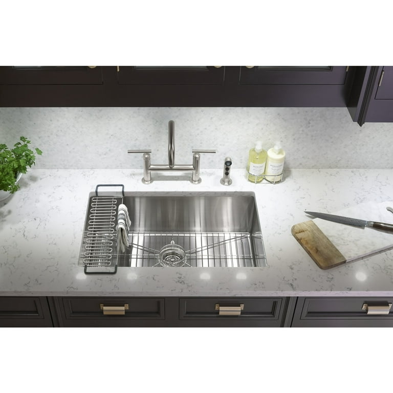 Kohler K 5408 Strive 26 3 4 X 16 Stainless Steel Sink Grid For K 5409 Strive Kitchen Walmart