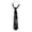 Black, variant on Ties for Women Men, Metal Chain Necktie Adjustable Khaki Tie for Uniform, School, Business Wedding, Shirt Accessory