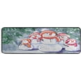 thumbnail image 5 of Dreamtimes Snowmen Family Hallway Runner Rug 2'x6' Kitchen Rug with Rubber Backing Winter Snow Non Slip Entryway Rug Runner Washable Soft Area Rug for Hallway Bedroom Kitchen Decor, 5 of 6