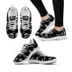 thumbnail image 1 of Zapatos de verano de punto ligeros y transpirables con estampado de calavera simple en negro, zapatillas cómodas para exteriores, zapatos de plataforma, 1 of 6