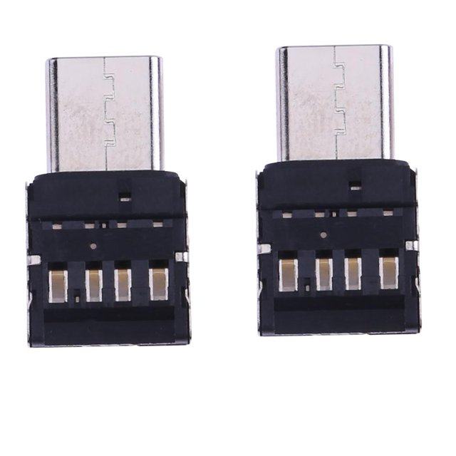 2 uds USB3.1 tipo-c macho a Micro USB2.0 hembra convertidor adaptadores conector Tmvgtek Componentes de Computadoras