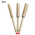 thumbnail image 3 of 3PCS Coated Cylindrical Burr Chainsaw Ener Grinder Chain Saw Grinding Whetstone For Metal Polishing Electric Saws Jade Wood, 3 of 12