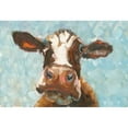 thumbnail image 3 of White Ladder 18x13 Black Modern Framed Museum Art Print Titled - How Now Brown Cow, 3 of 5
