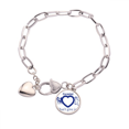 thumbnail image 1 of Motivation Constellation Amour Geni Coeur Chaîne Bracelet Bijoux Charme Mode, 1 of 3