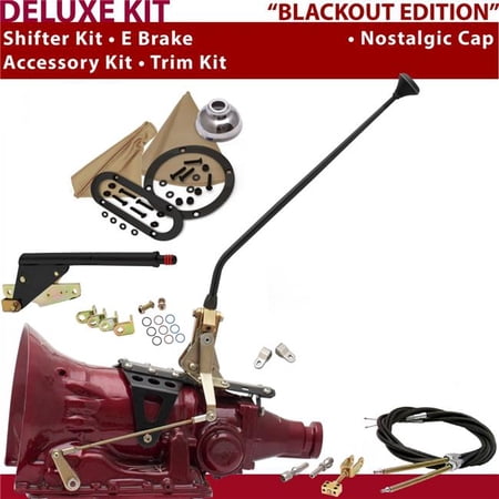 American Shifter 700R4 Shifter Kit 16 in. E Brake Cable Clevis Trim Kit for CF859