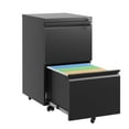 thumbnail image 3 of CoSoTower 2 Drawer Metal Mobile File Cabinet, Rolling File Cabinet with Lock for Hanging Legal/Letter/A4 Size,Fully Assembled Except Wheels, 3 of 9