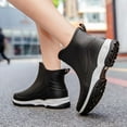 thumbnail image 7 of XIMIN Men's Rubber Rain Boots Short Boots Lightweight Waterproof Boots Heels Non-Slip Rubber Sole Fishing Casual Shoes Outdoor Walking Water Shoes Ankle Boots (39, Black), 7 of 7