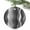 black-grey, variant on Abstract Gradient Pink Waves Christmas Ceramic Ornament 2025,3" Round Xmas Tree Hanging Accessories with Gold Ribbon