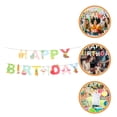 thumbnail image 6 of LOLIPPYY Cartoon Hawaiian Birthday Banner, Decorative Party Accessory, Colorful Birthday Celebration Decor, 6 of 7