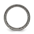 thumbnail image 2 of Diamond2Deal Timoku 4mm Domed Ridged Edge Band for Women Size 6.5, 2 of 6