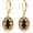 Black Onyx earrings, variant on Black Onyx Earrings Gifts for Women Sterling Silver 18K Yellow Gold Plated Black Opal Filigree Boho Dangle Earrings Jewelry Gifts