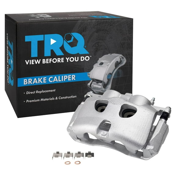 TRQ Front Left Brake Caliper w/Bracket Drivers Side Compatible with 2010-2021 Ford Expedition 2010-2011 F-150 2009-2021 Lincoln Navigator