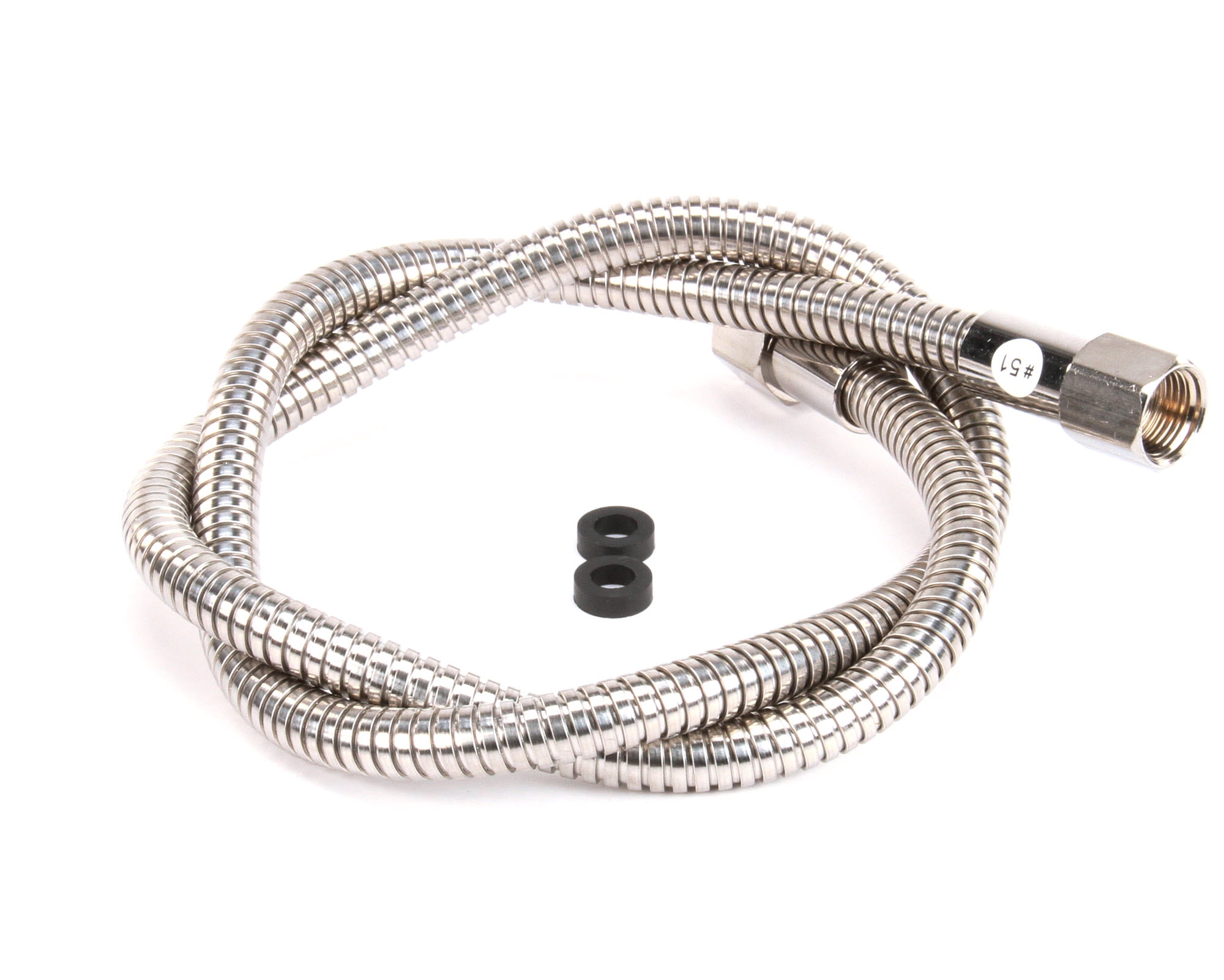 T&S Brass 013E-48H, Flexible Stainless Steel Hose,
