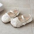 thumbnail image 6 of hengsof Girls' Fashionable Mesh Floral Soft Sole Flat Shoes, Spring Summer Casual Shoes, Sweet and Versatile Princess Shoes, 6 of 8