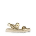 thumbnail image 2 of DREAM PAIRS Women's Comfortable Open Toe Flat Sandals Fashion One Band Summer Dessy Sandals, 2 of 7