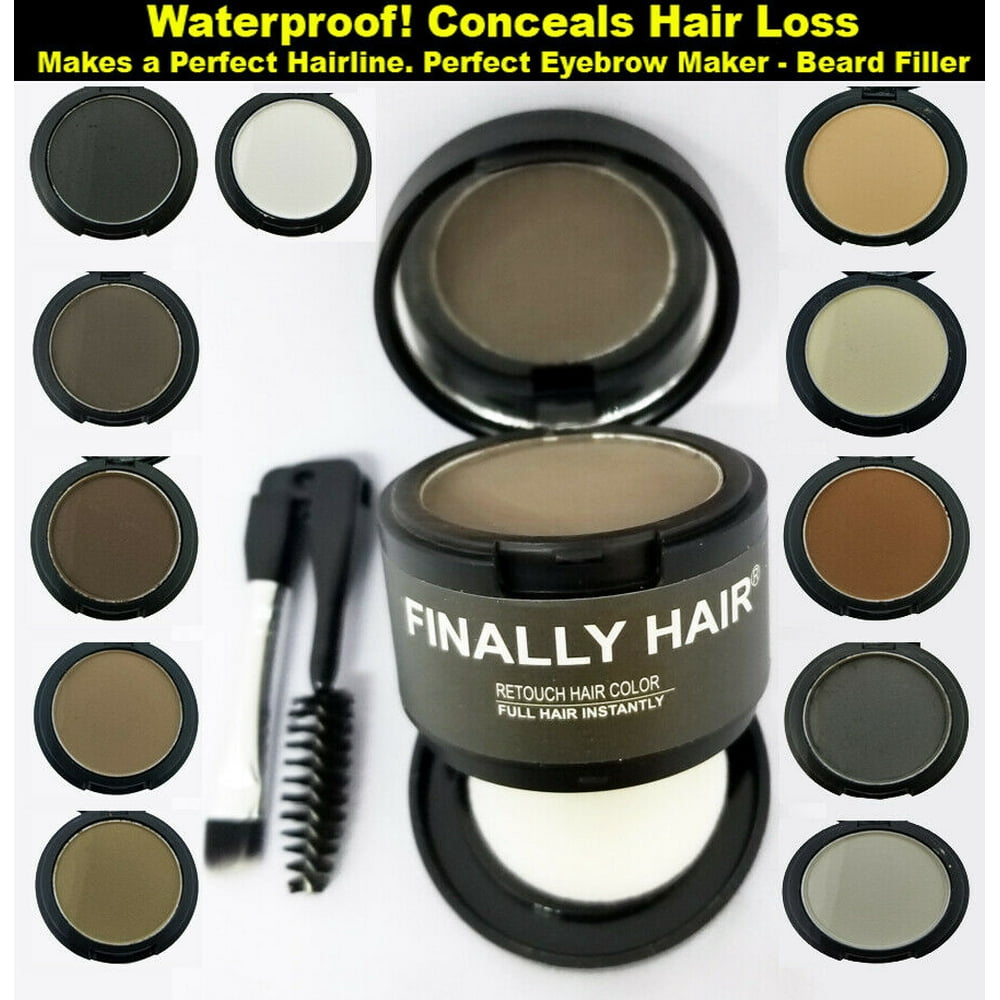 Finally Hair Waterproof Hair Fiber Concealer Makes Hairline, Eyebrows