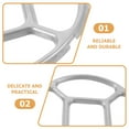 thumbnail image 3 of KALLORY 2Ud Soporte De Aleación Para Olla Compatible Con Estufas De Gas Para Uso Doméstico En Plata, 3 of 8
