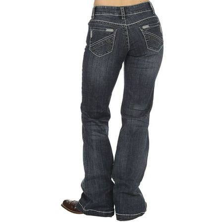 Stetson Apparel Womens Trouser Jean with Arrow Stitch - Walmart.com