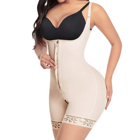 

Lilvigor Shapewear for Women Seamless Firm Triple Control Faja Plus Size Thigh Slimmer Tummy Control Body Shaper