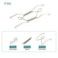 thumbnail image 3 of Uxcell 9 Pack Plate Hanger, 6 inch Stainless Steel Wall Plate Hangers for Decorative Plates and Arts, 3 of 6