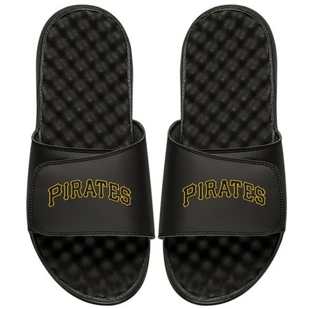 

Men s ISlide Black Pittsburgh Pirates Wordmark Slide Sandals