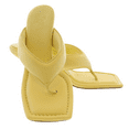 thumbnail image 2 of Gia Borghini Butter Yellow Thonge Mule with Wedge 6 for Womens, 2 of 4