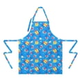 thumbnail image 2 of Pioneer Flower Floral Print Pattern Apron for Women and Men, Cotton Linen Waterproof with Pockets, Adjustable, 33x27 Inch for Kitchen, Gardening, BBQ, Salon, 2 of 6